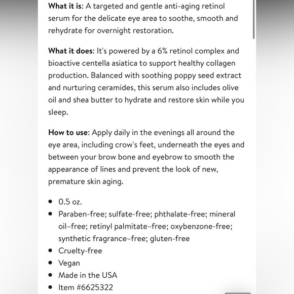 Sunday Riley 5 Star Retinoid + Nicinamide Eye Serum - Picture 4 of 4